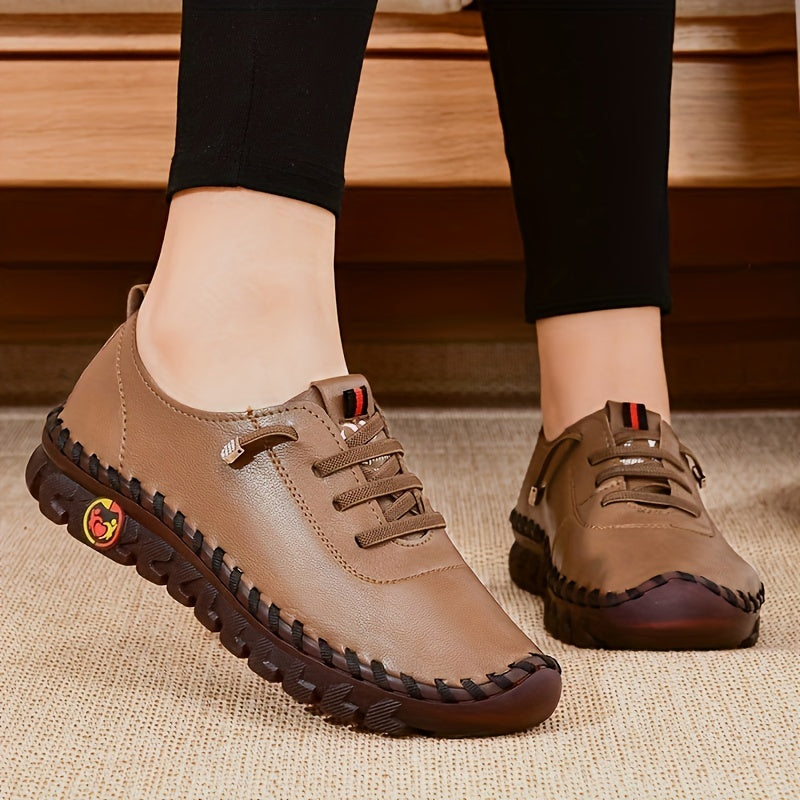 Women' Soft Sole Flat Shoes Suitable for Square Dance & Casual Wear - Breathable Round Toe with Cushioned PVC Sole & Upper, - Dance Sneakers for Square Dance Practice, Everyday Use, Hand Washable, Women Shoes