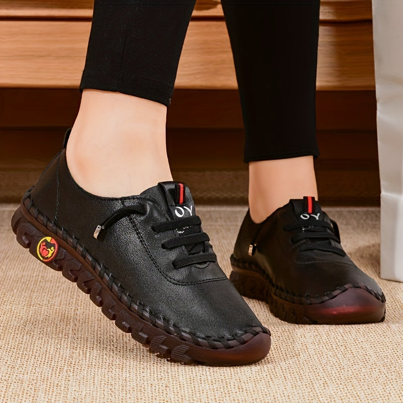 Women' Soft Sole Flat Shoes Suitable for Square Dance & Casual Wear - Breathable Round Toe with Cushioned PVC Sole & Upper, - Dance Sneakers for Square Dance Practice, Everyday Use, Hand Washable, Women Shoes