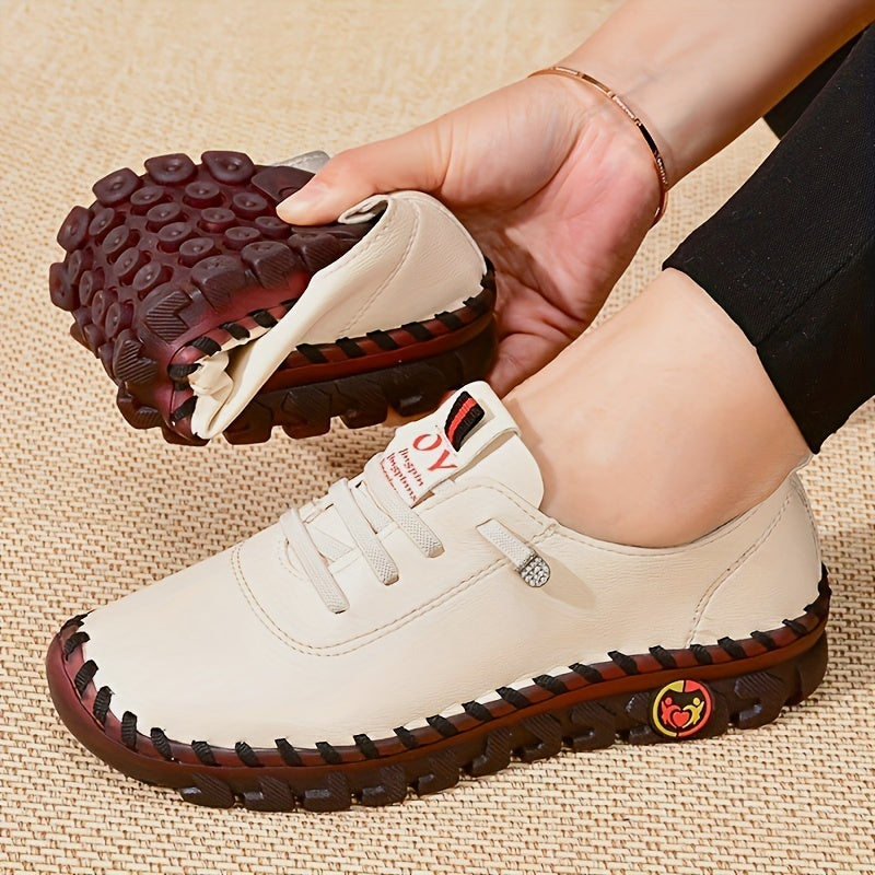 Women' Soft Sole Flat Shoes Suitable for Square Dance & Casual Wear - Breathable Round Toe with Cushioned PVC Sole & Upper, - Dance Sneakers for Square Dance Practice, Everyday Use, Hand Washable, Women Shoes