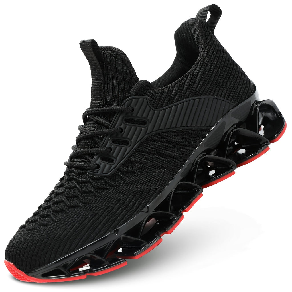 Chic Geometric Women's Sneakers for Fall – Breathable, Stabilizing, & All-Season Running Comfort