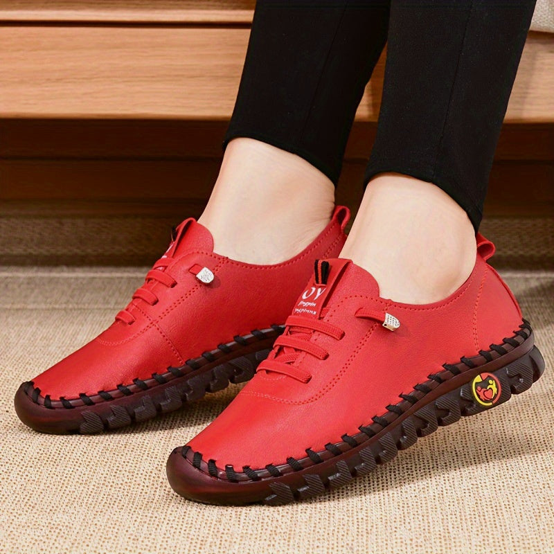 Women' Soft Sole Flat Shoes Suitable for Square Dance & Casual Wear - Breathable Round Toe with Cushioned PVC Sole & Upper, - Dance Sneakers for Square Dance Practice, Everyday Use, Hand Washable, Women Shoes