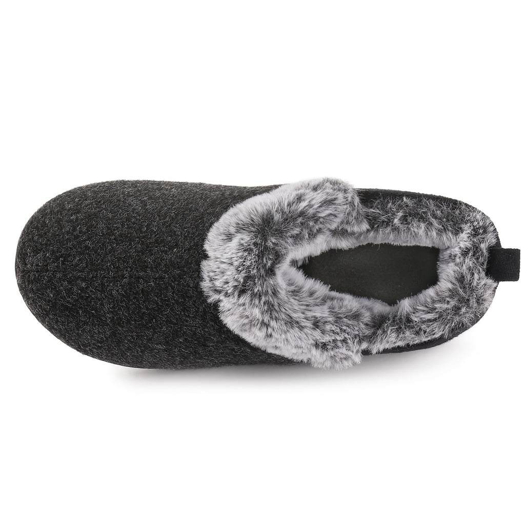 Women's Cozy Slippers, Warm Plush Lining, Faux Fleece Blend Micro Household Shoes, Indoor and Outdoor Anti-slip Sole, Preferred Gift for Holidays, Women Shoes