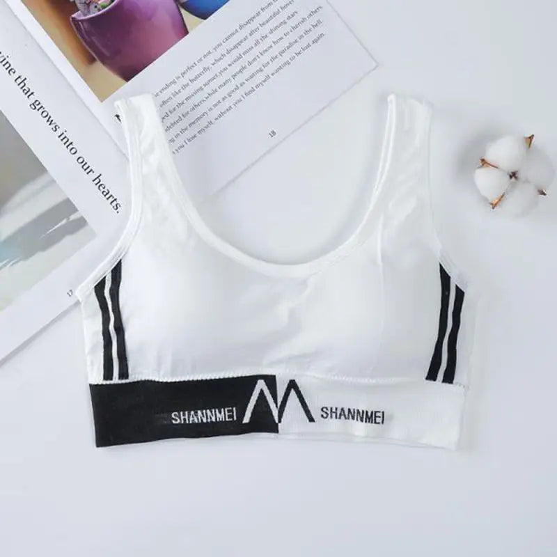 Women's Cotton Underwear Lace Top Women's Sports Bra Girls Comfort Fashion Tank Up Seamless Sports Top Brassiere Sexy Tube Tops
