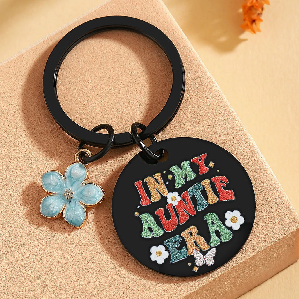 In My Auntie Era Keychain Cool Aunt Gifts From Nephew Niece Best Aunt Ever Gifts For Aunts Mothers Day Birthday Gift