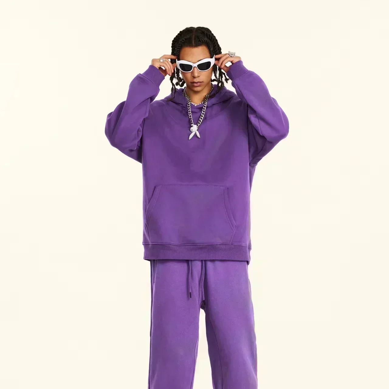 Men's clothing - Daily casual fashion - Long-sleeved hooded design - High-end classic style - Popular solid-color patterns