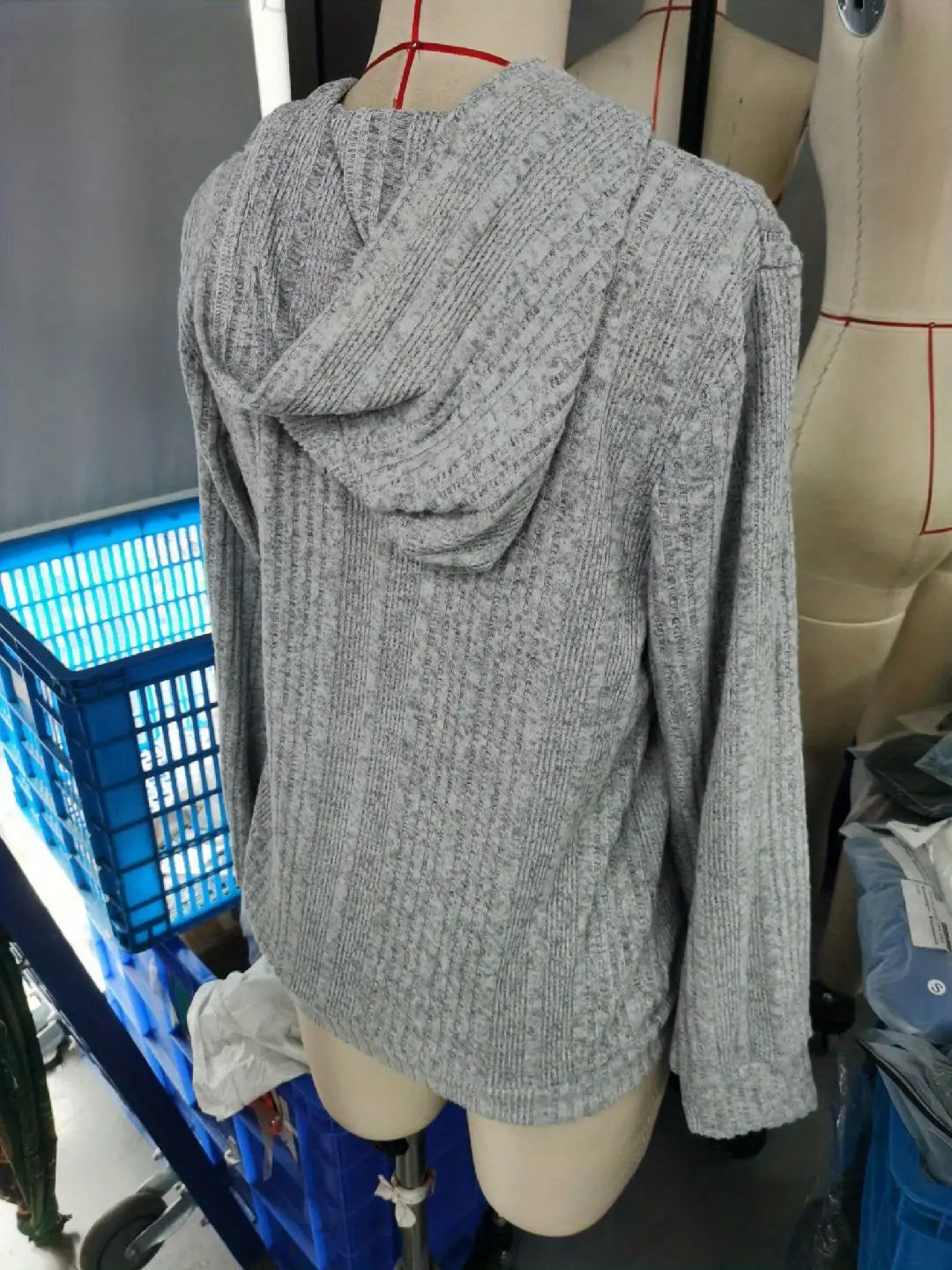 Women's Clothing European American Clothing Autumn Winter New Style Knitted Cardigan Pit Strip Solid Jackets Mid-length Coats