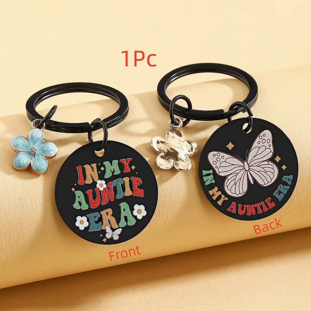 In My Auntie Era Keychain Cool Aunt Gifts From Nephew Niece Best Aunt Ever Gifts For Aunts Mothers Day Birthday Gift