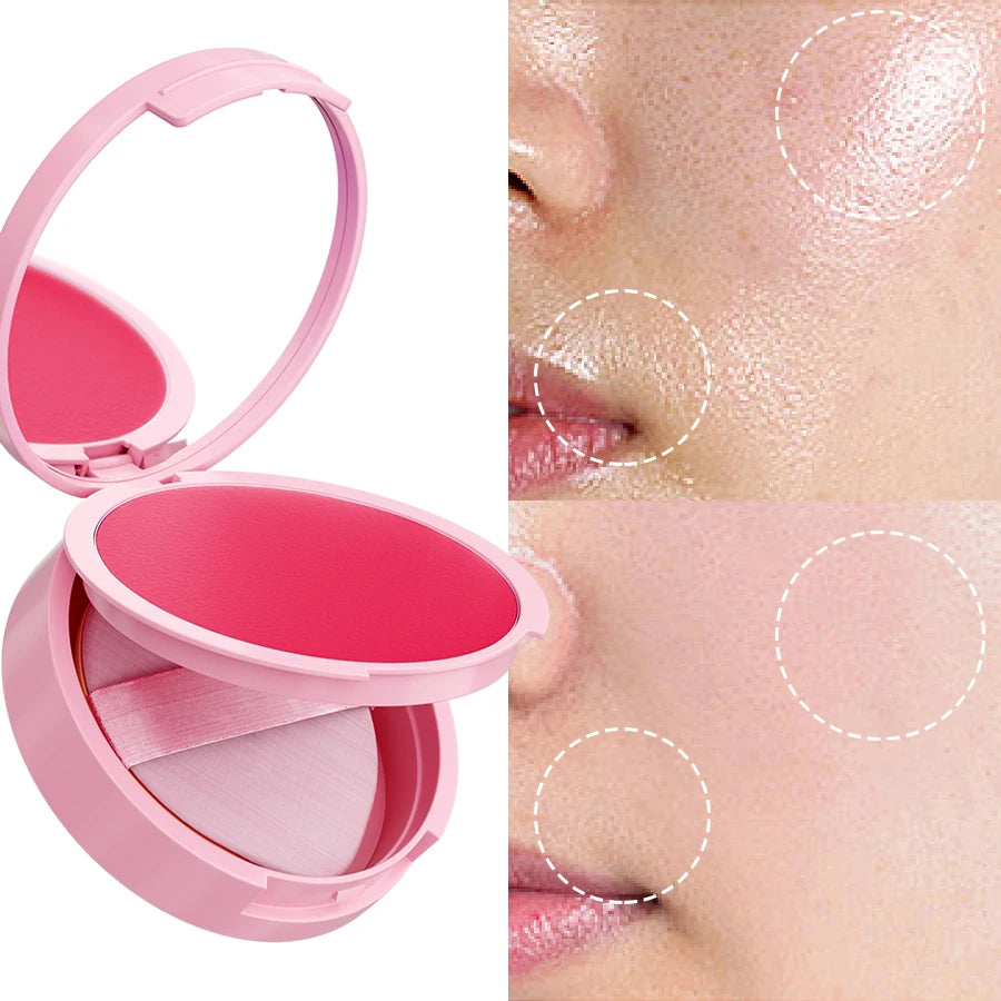 9 colors matte face finishing powder oil-controlling contouring powder natural cream Korean makeup gifts with mirror cosmetics