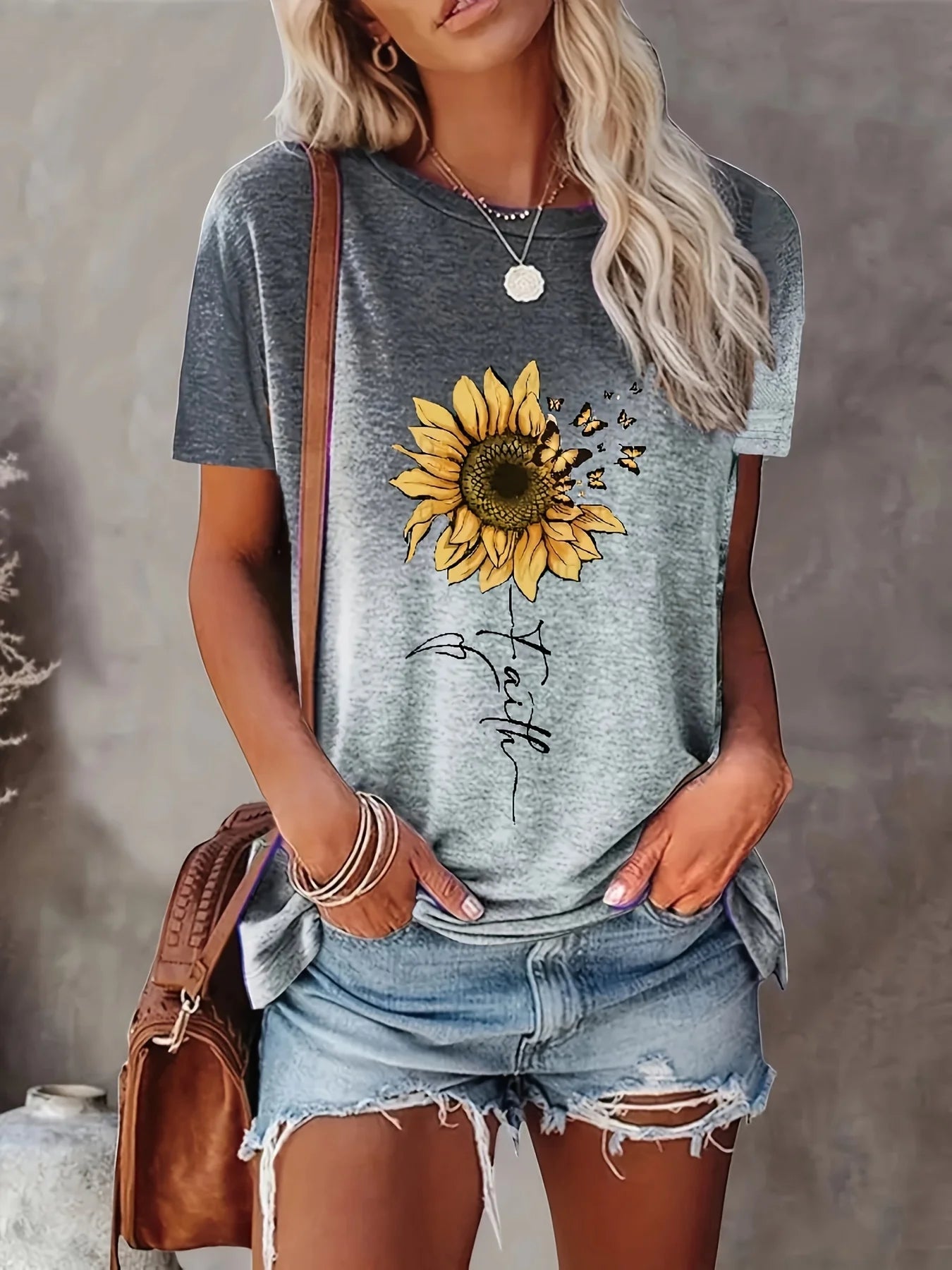 Summer Color Sunflower 3D Print T-shirts Women Streetwear Casual Fashion Y2k Short Sleeve T Shirt O-neck Tees Tops Clothing