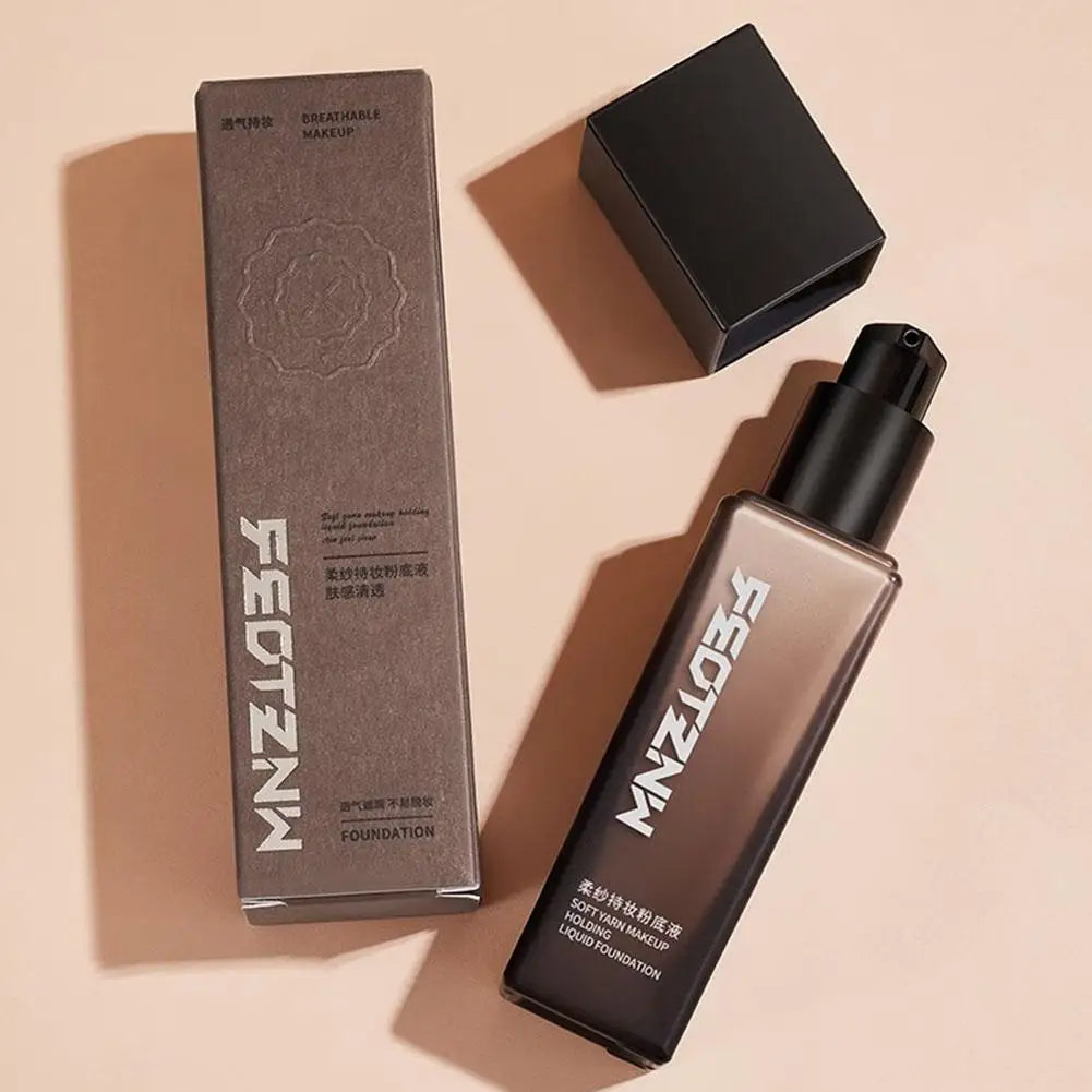 Feotznw Soft Yarn Makeup Holding Liquid Foundation Matte Concealer Waterproof Moisturizing Air Cushion Facial Cosmetics