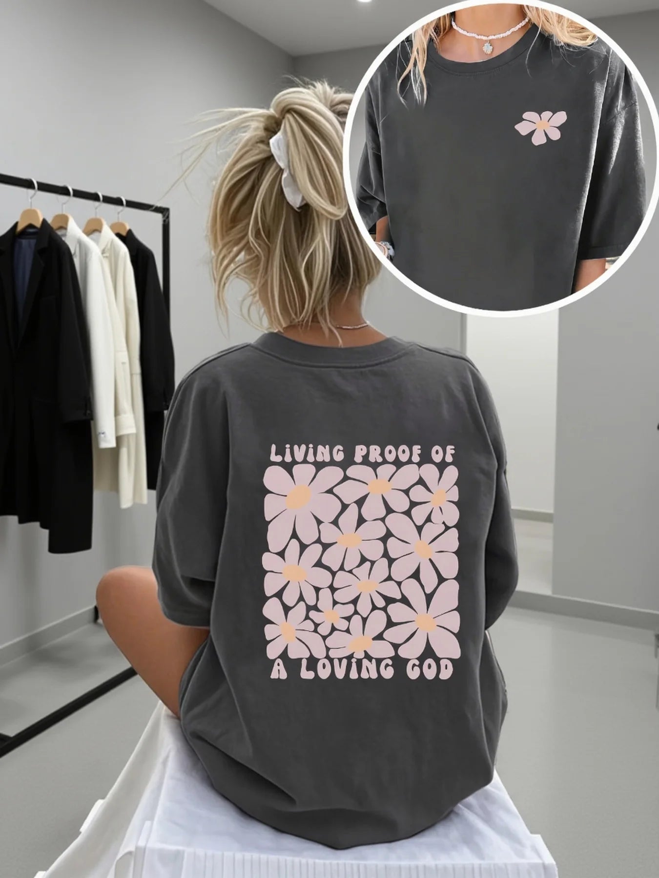 Plus Size Summer Women's Retro Floral Print  T-Shirt Cotton Breathable Stylish Versatile Street Style Oversized
