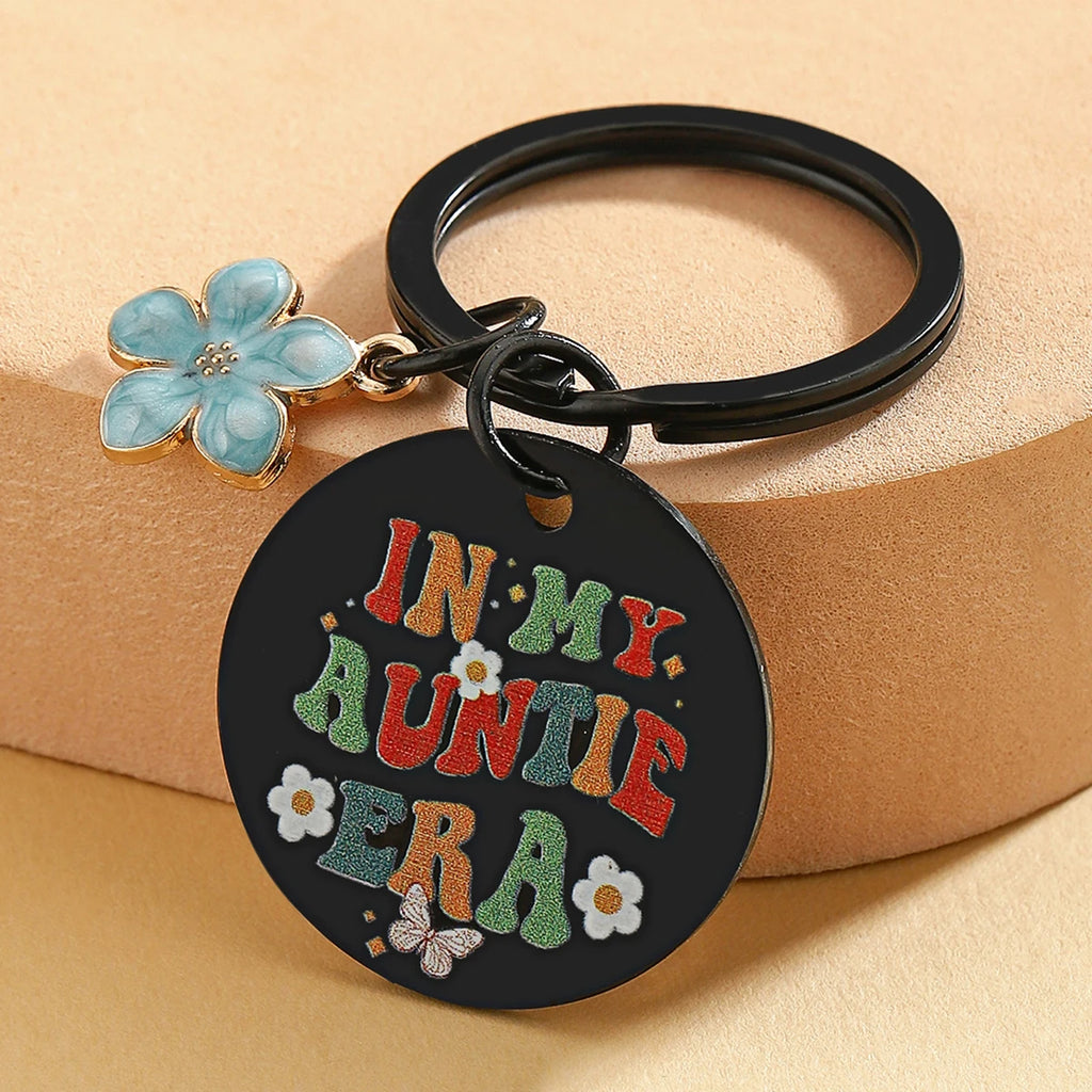 In My Auntie Era Keychain Cool Aunt Gifts From Nephew Niece Best Aunt Ever Gifts For Aunts Mothers Day Birthday Gift