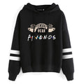 Women Friends TV Show Hooded Sweatshirt Cute Coffee Printing Hoodies Female Autumn Winter Casual Pullover Hoodies