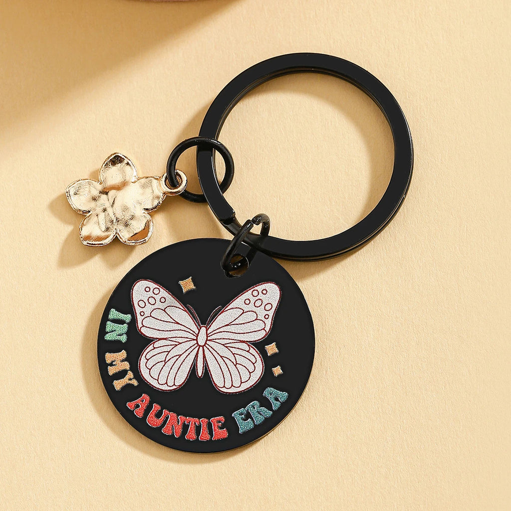 In My Auntie Era Keychain Cool Aunt Gifts From Nephew Niece Best Aunt Ever Gifts For Aunts Mothers Day Birthday Gift