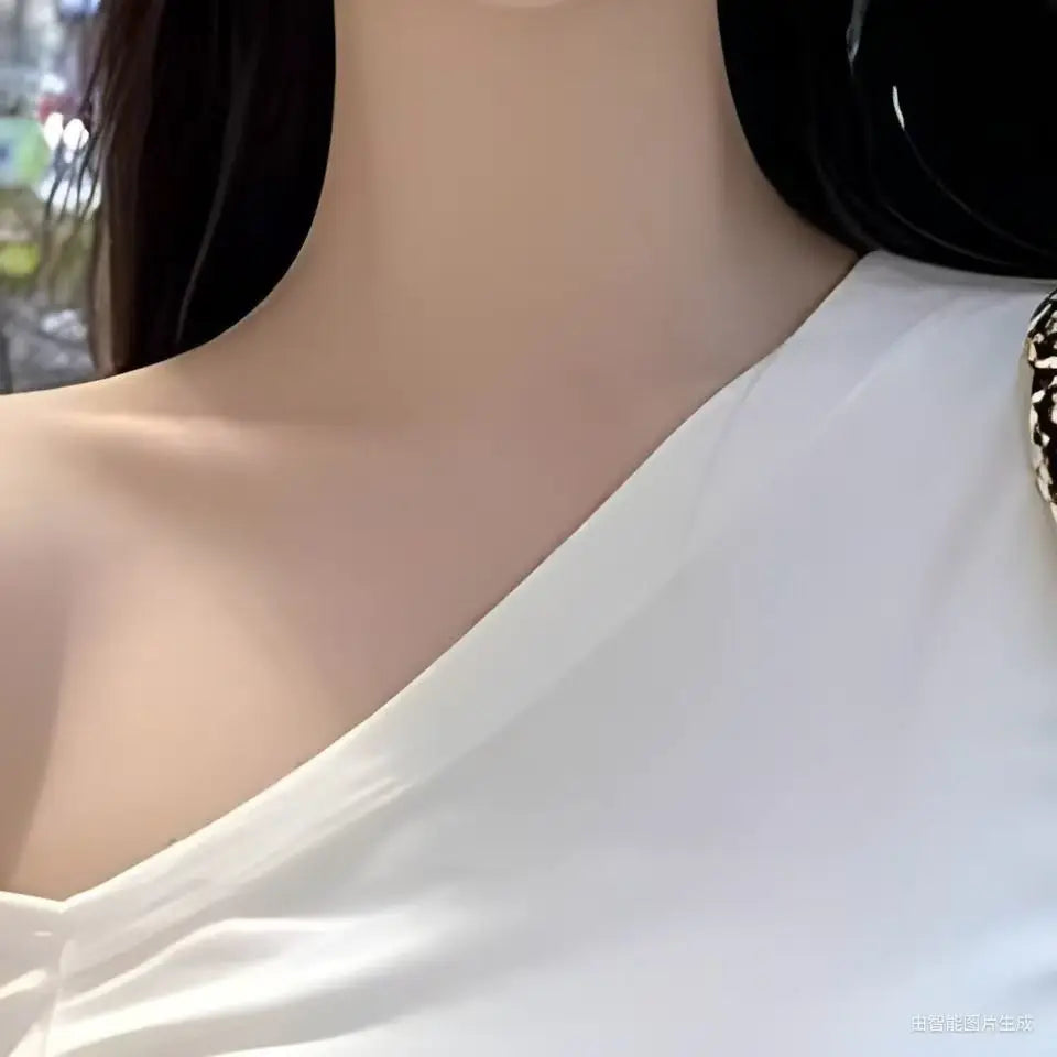 Women's Clothing Sexy Slope-neck Off-shoulder Hollow Long-sleeved Top Popular Versatile T-Shirts