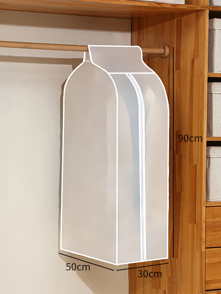 3D Large Wardrobe Clothes Storage Bag Dustproof Cover Garment Suit Dress Coat Waterproof Clothing Protector Hanging Organizer
