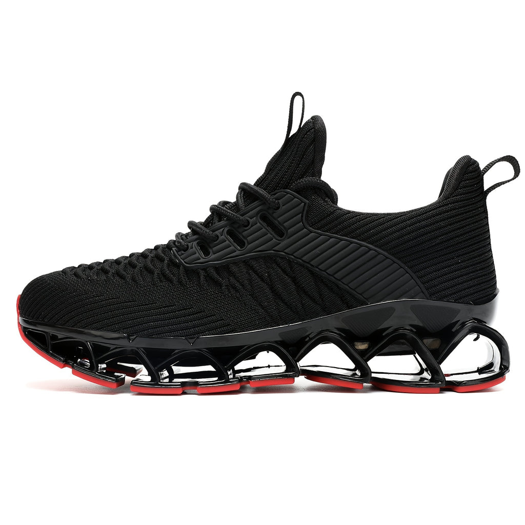 Chic Geometric Women's Sneakers for Fall – Breathable, Stabilizing, & All-Season Running Comfort